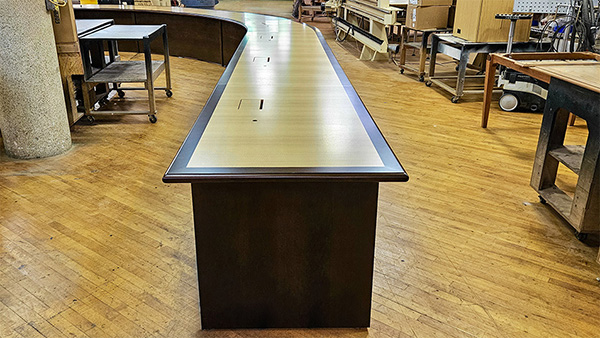 U shape conference table in shop