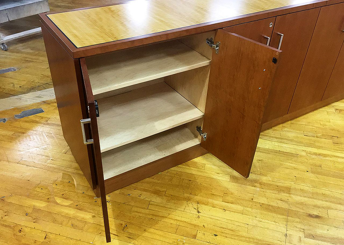 Lockheed Martin Modern Credenza with Refrigerator