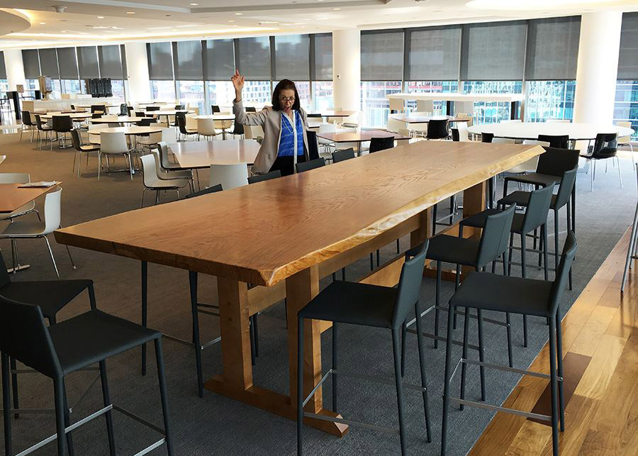 Goodwin Procter Communal Solid Wood Meeting Table