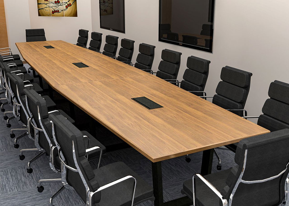 Peak 8 Construction Custom Modular Conference Table