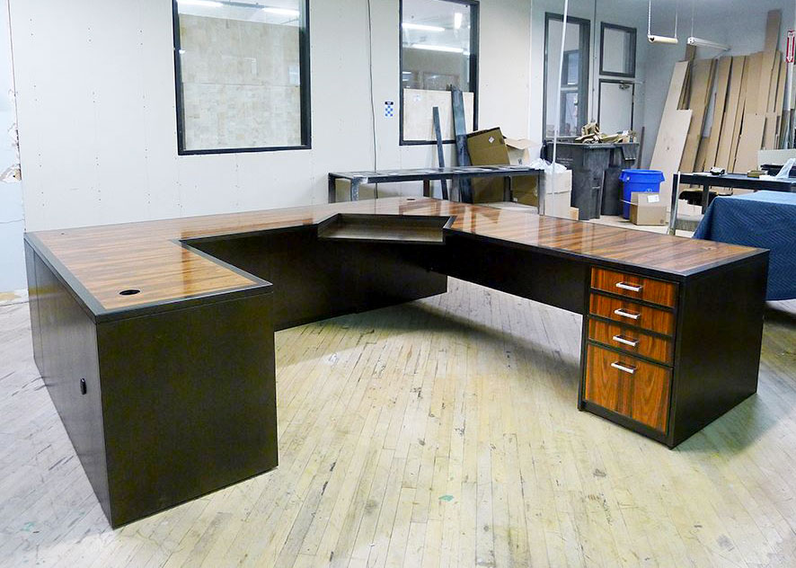 CB Custom Desk with Engraved Logo