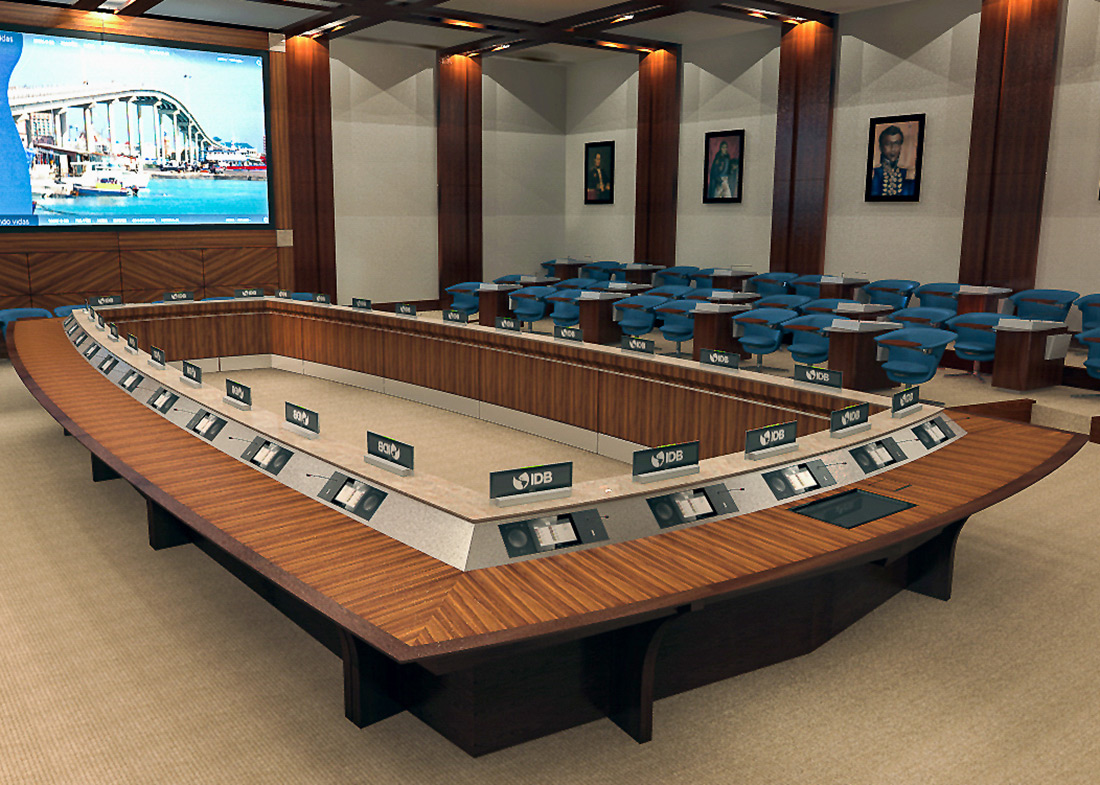 IADB Reconfigurable Conference Room Tables