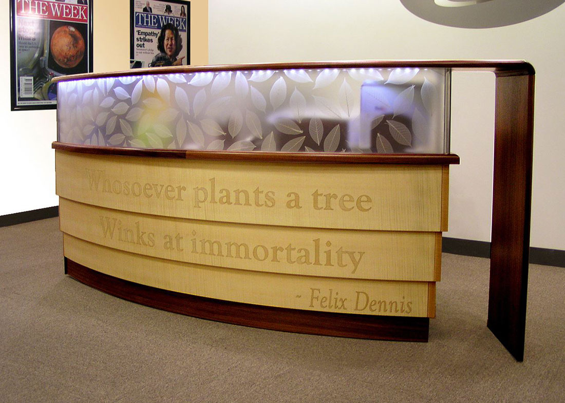 Dennis Publishing Modern Reception Desk