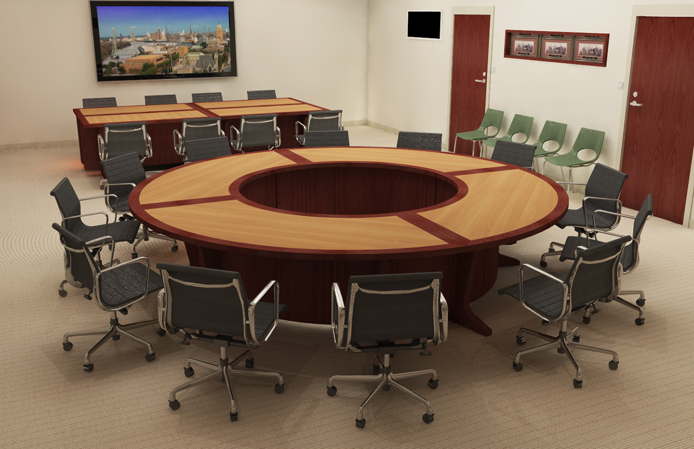 circular modular table