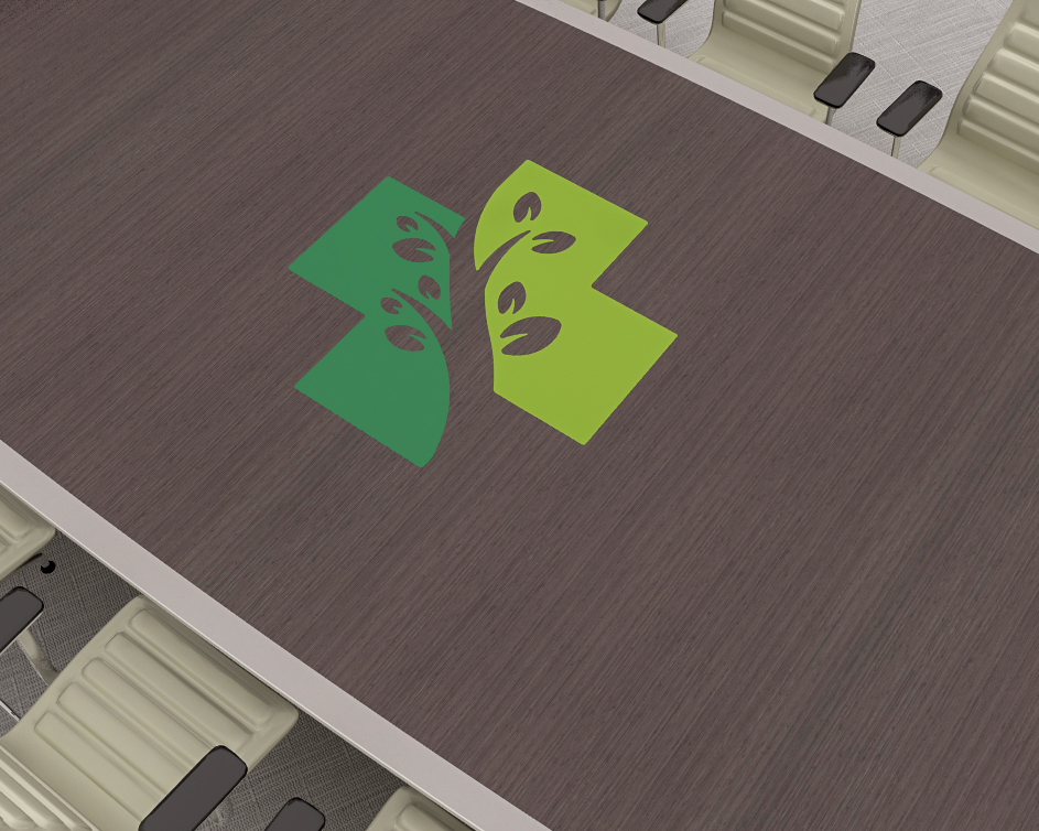 graphic laminate conference table