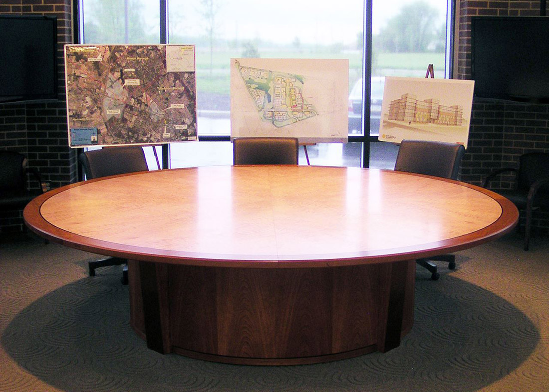Rowan University Custom Round Conference Table