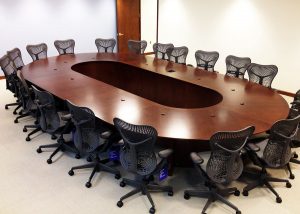 MC12 Cherry Boardroom Table for Bank