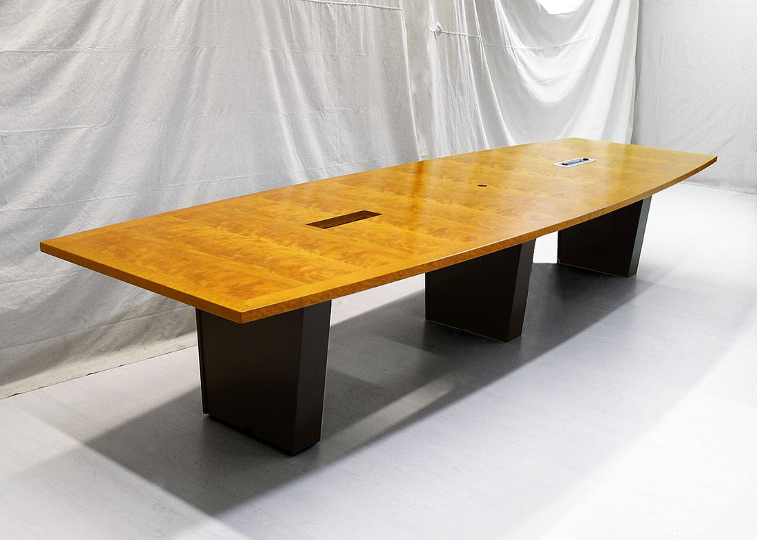 Rhenium Alloys 12 Person Conference Table with Power