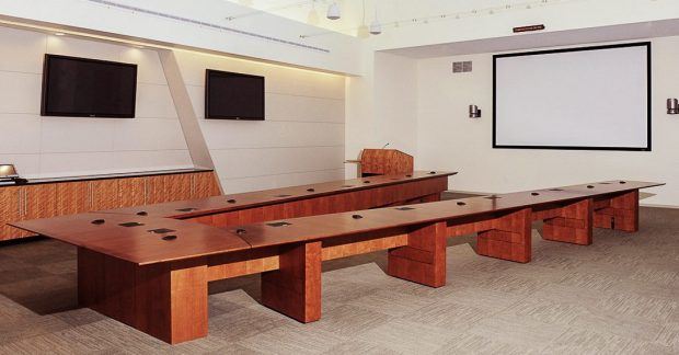 Teleconferencing table