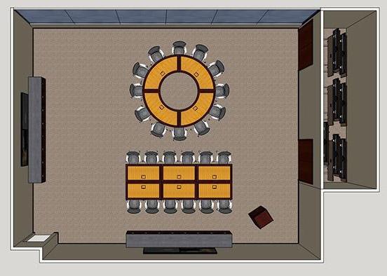 Reconfigurable Conference Room Tables