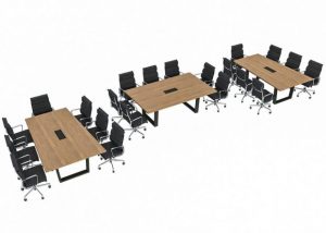 Peak 8 Construction Modular Conference Room Tables