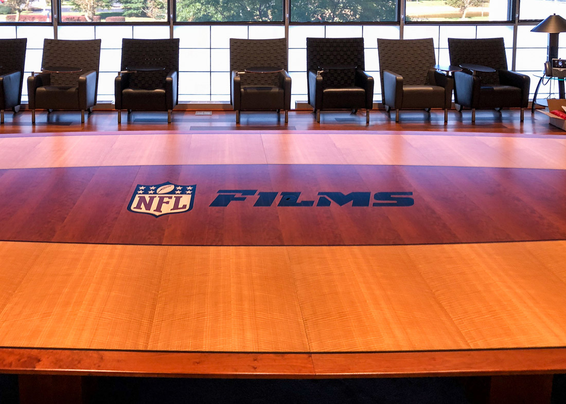 NFL Films Custom Boardroom Conference Table