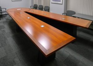 Trumpf Scissoring Adjustable Conference Room Table