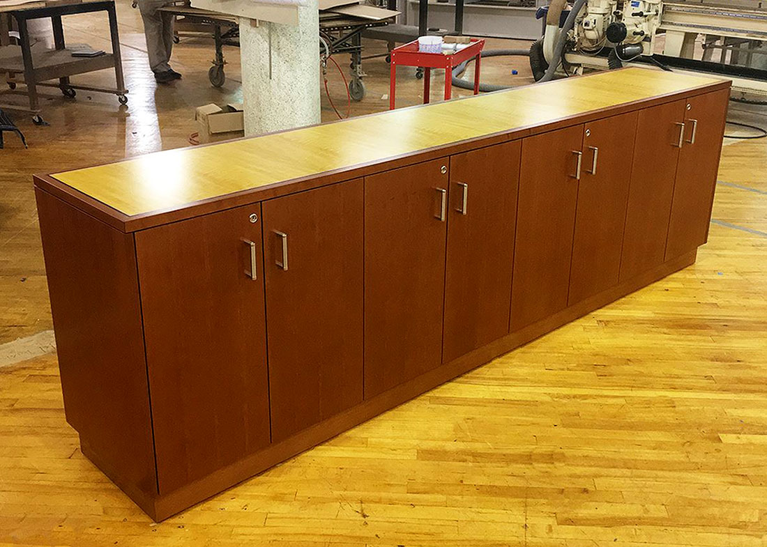 Lockheed Martin Custom Credenza with Fridge