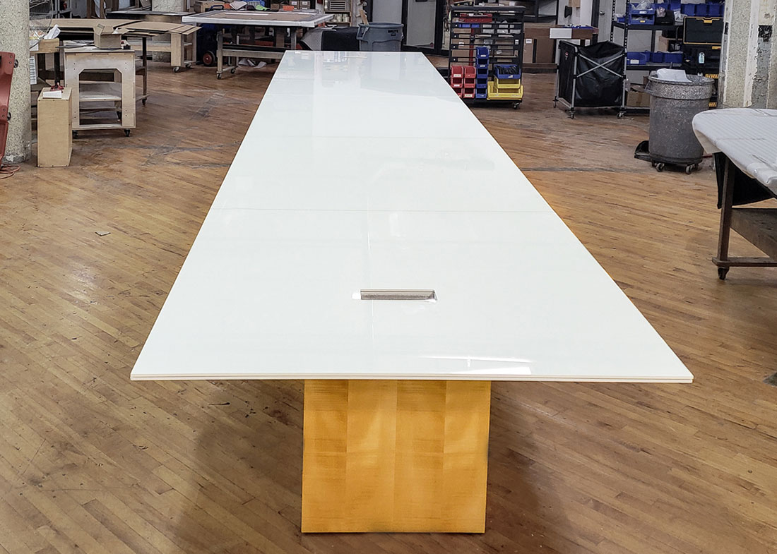 Schulte Roth & Zabel White Conference Room Table