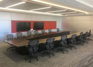 Lincoln Electric Welding School V Shaped Conference Table