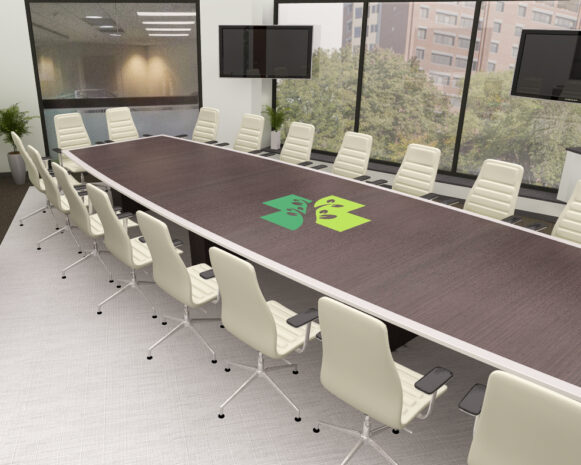 logo conference table