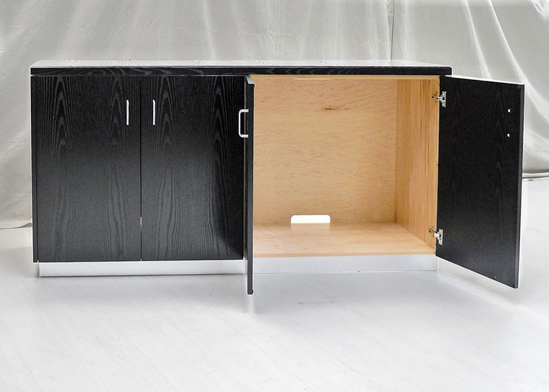 Stevens Love Custom Black Office Credenza