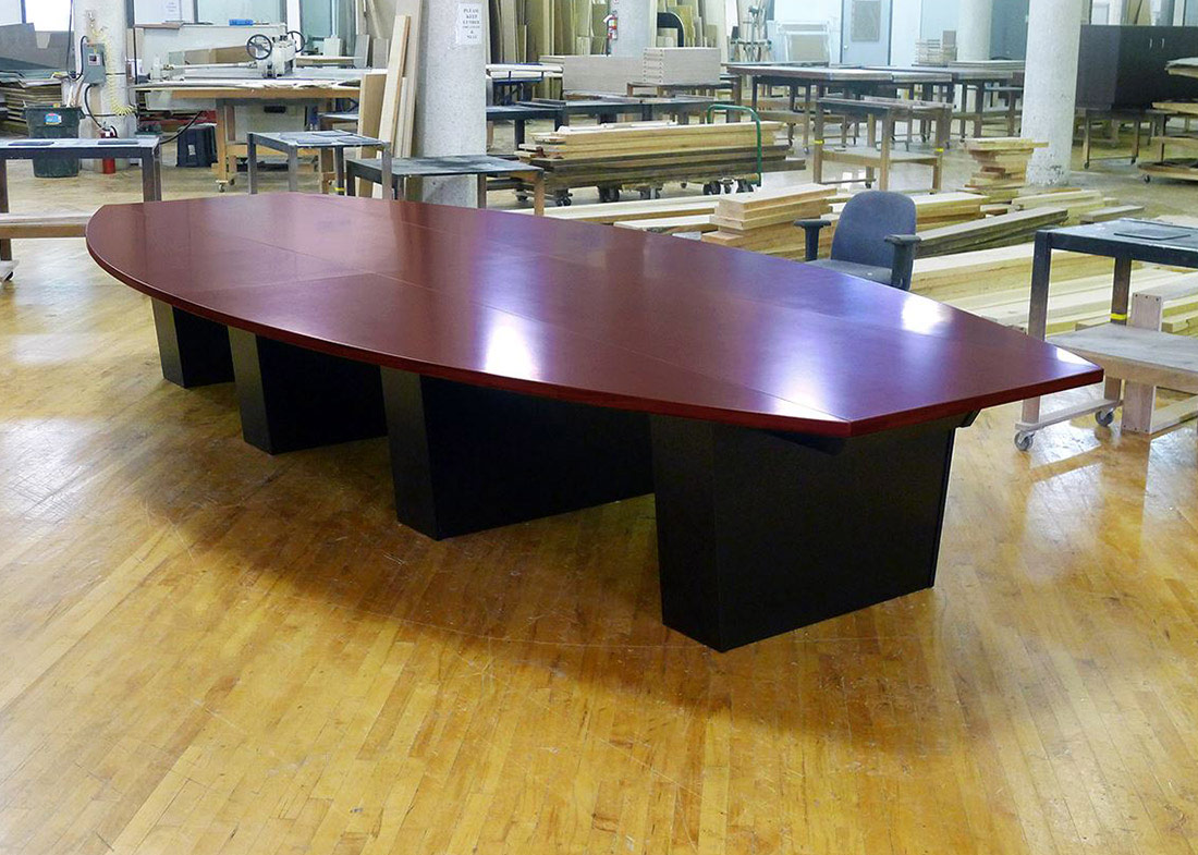 Lenahan Law Custom Curved Conference Table