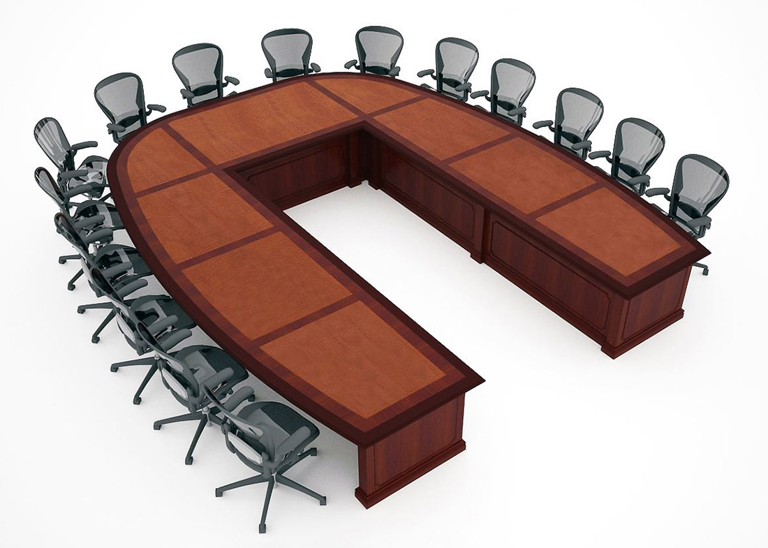 Sargento U Shaped Large Conference Table