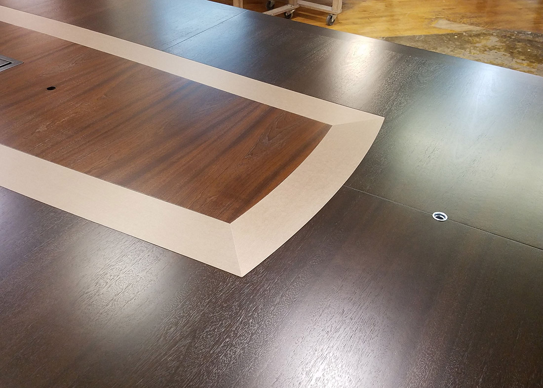 Aclaris Long Boat Shaped Conference Table