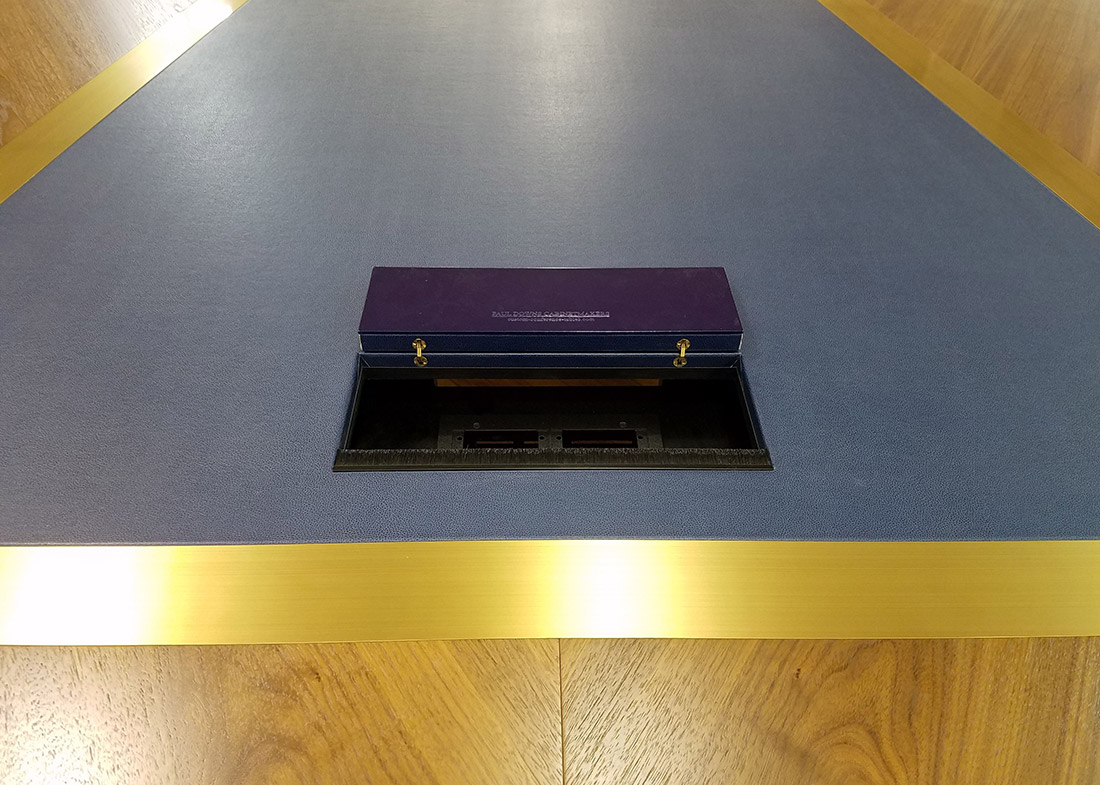 HPG Embassy Suites Custom Conference Table with Power