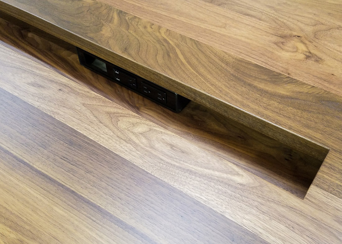 Contemporary Solid Wood Meeting Table