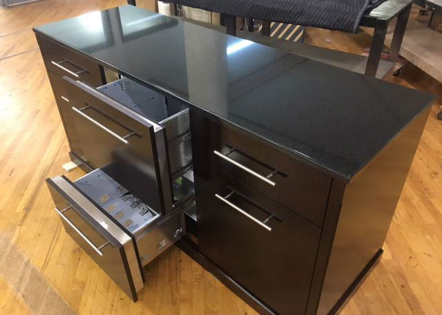 TM Cherry Credenza with Granite Top