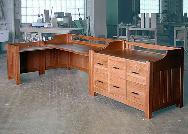 Leboy Large Home Office Desk
