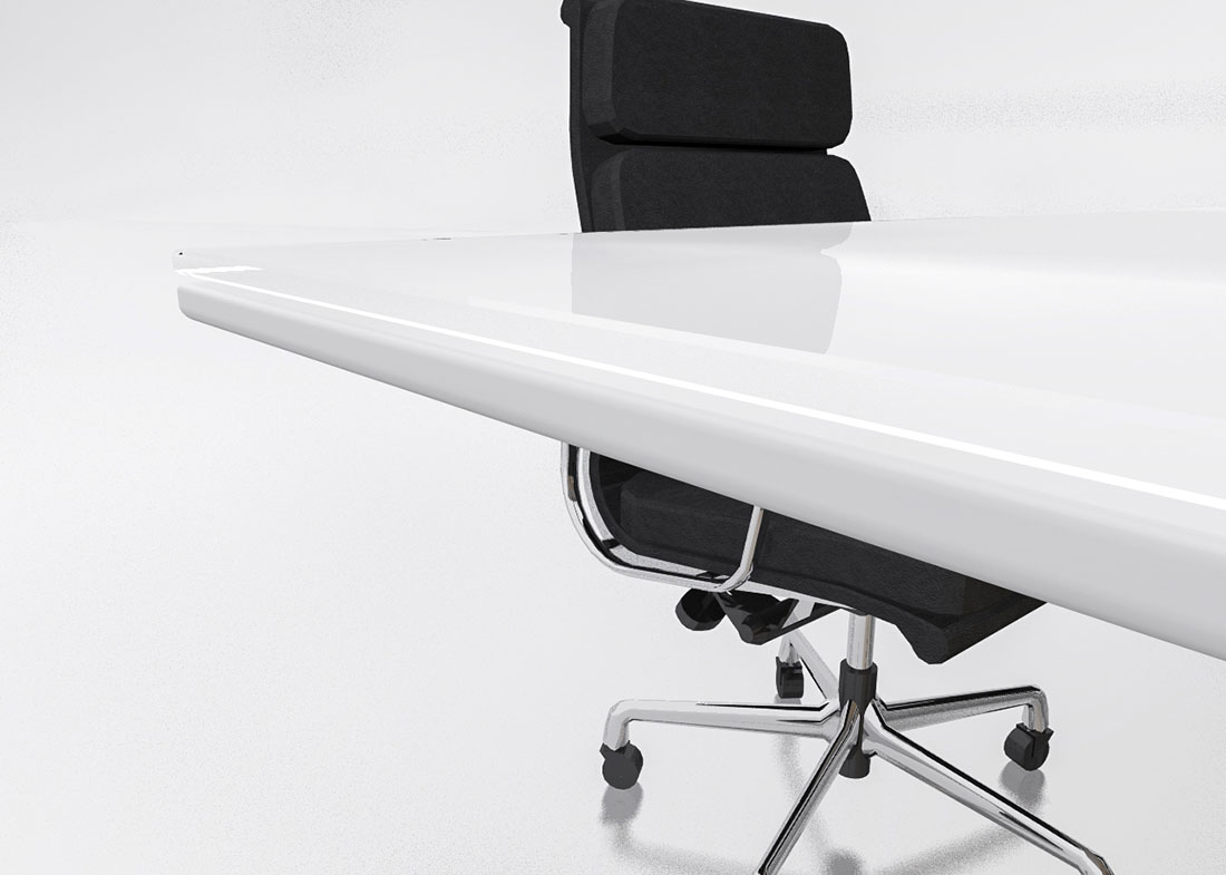 Schulte Roth & Zabel Custom Glass Conference Table
