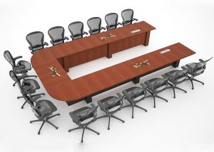 Tinker Air Force Base U Shaped Conference Room Table