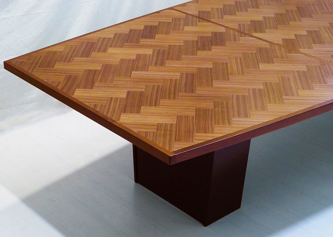 Schanen Company Custom Walnut Meeting Table
