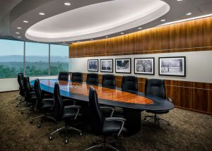 Christian Brothers Executive Boardroom Table with Logo